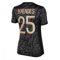 Paris Saint-Germain Nuno Mendes #25 Tredjetrøje Dame 2023-24 Kortærmet